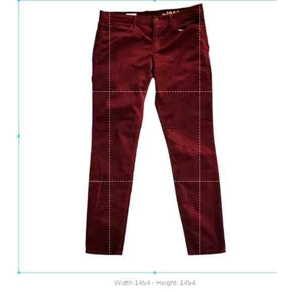 Gap 1969 Women’s Jegging Corduroy Pants Skinny Stretch Cord Jeggings Brown Sz 30 - Picture 1 of 9